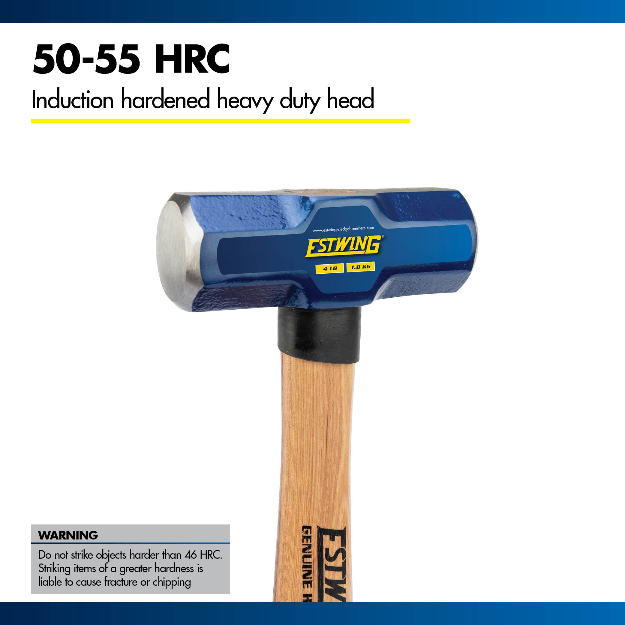 Estwing 4 lb Engineers Hammer with 14" Hickory Wood Handle
