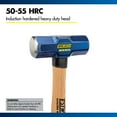 thumbnail image 3 of Estwing 4 lb Engineers Hammer with 14" Hickory Wood Handle, 3 of 6