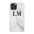 thumbnail image 1 of Étui Personnalisée avec Initiales en Marbre pour iPhone 15 Pro Max, iPhone 16 Pro Max, 1 of 4