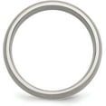 thumbnail image 3 of Chisel Titanium Brushed with Sterling Silver Inlay 8.2mm Band - Ring Size 11.0-5.0gm, 3 of 8