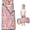 Princess and Dress Pink Pattern, variant on Princess and Dress Pink Pattern Teens Toddler Nap Mat with Pillow, Sleeping Mat Bag for Preschool Daycare 59"x22"