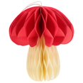 thumbnail image 1 of Mushroom Shaped Honeycomb Ball Paperboard Mushroom Decor Hanging Mushroom Decor, 1 of 4