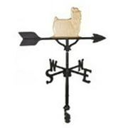 Montague Metal Products WV-261-GB 200 Series 32 In. Gold Yorkshire Terrier Weathervane