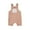 Brown, variant on Girls Pants Rainbow Overalls Toddler Suspender Jumpsuit Romper Ribbed Activewear
