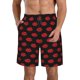 thumbnail image 1 of Fotbe Red Beautiful Lips Trajes de Baño Estampados para Hombre, Shorts de Verano de Secado Rápido, Ropa de Playa, Bañadores-Medium, 1 of 6