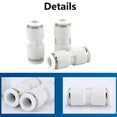 thumbnail image 6 of TOP-MAX 5PCS Pneumatic Tube Connector Push Connector for Pneumatic Machines / Cylinders (BPU4), 6 of 8