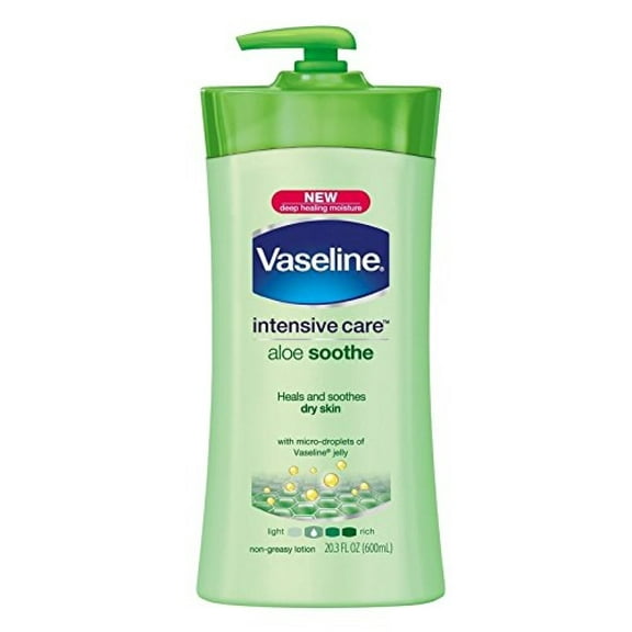 Vaseline Intensive Care Aloe Soothe Lotion 20.3 Oz  (Pack of 8)