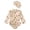 Beige, variant on WOLLED 9M-8Y Baby Newborn Girls One Piece Swimsuits Toddler Kids Long Sleeve Rash Guard Swimwear UPF 50 Sun Protection Bathing Suits with Hat
