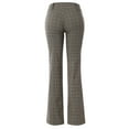 thumbnail image 4 of Made by Olivia Women's Plaid Millennium Trouser Bootcut Pants Slacks, 4 of 7