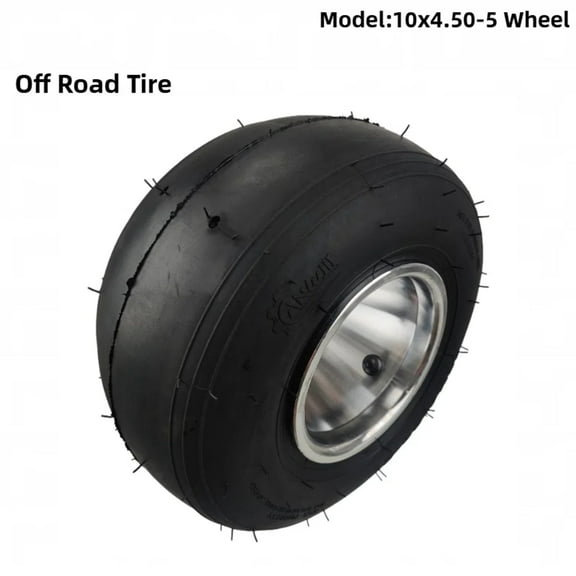 Go Kart 5 Inch Front Wheel 10x4.50-5 Tire Rim Drift Bike Wheels Beach Car Accessories ATV Quad Spare Parts(Hub and tire)