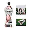 thumbnail image 4 of Club Head Headcovers Stripes Numbered Head Leather Series Covers UT, 4 of 8