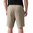 thumbnail image 6 of Resicozy Mens Corduroy Shorts Casual Elastic Waist Drawstring 2026 Summer Beach Lounge Short with Pockets Khaki 3XL, 6 of 6