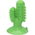 thumbnail image 1 of Juguete para perro A Pets Life en forma de Cactus Limpieza dental verde, 1 of 3