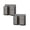2Packs_Black, variant on Wall Mount Phone Holder with Adhesive, Space Saving Stand for Bedside