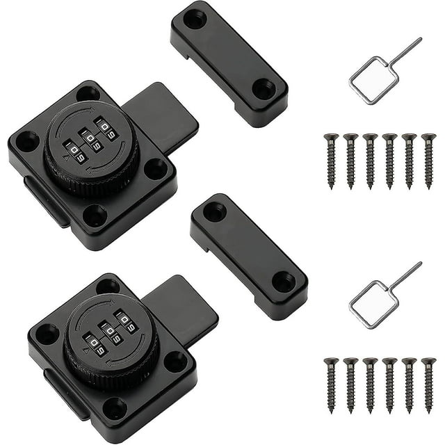 Cabinet Password Latch, Keyless Cabinet Lock, Cabinet Latch, Combination Latch, Combination Lock, Easy To Install, Privacy Lock, For One-way Door, Cab