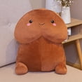 thumbnail image 1 of 10/20/30/50CM Funny Cushion Penis Plush Toy Pillow Sexy Soft Toy Stuffed Simulation Lovely Christmas Gift for Girlfriend Loverbrown smile20cm Deng Xun unisex, 1 of 2