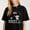 Black-1, variant on Women's Im That Crazy Bulldog Mama T-Shirt Retro Design S-4XL Mother's Day Gift