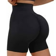 thumbnail image 6 of Xmyrz High Waisted Shorts Women Summer Chrysanthemum Pleated Peach Tight Lifting Exercise Yoga Lounge Trousers Casual Trouser, 6 of 6