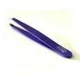 thumbnail image 2 of Eyebrow Grooming Hair Removal Tweezers Slanted Tip Purple, 2 of 2