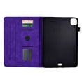 thumbnail image 2 of for Case for iPad Pro 11 Inch (M4) 2024 (5th Gen) Released,PU Leather Embossed Tree & Bird Slim Case with Pencil Holder Card Slot Protective Smart Cover for iPad Pro 11 Inch Tablet 2024,Purple, 2 of 5