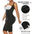 thumbnail image 5 of YIANNA Fajas Colombianas Tummy Control Shapewear for Women Butt Lifter Mid-Thigh Body Shaper Black Black-L, 5 of 7