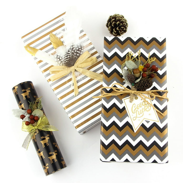 WRAPAHOLIC Birthday Wrapping Paper Sheet - 12 Sheets Folded Flat with 12  Gift