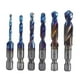 thumbnail image 5 of Juego de brocas de combinación de grifo de taladro, vástago hexagonal con revestimiento azul, fácil de usar, M3, M4, M5, M6, M8, M10, juego de grifo d Corto, 5 of 8
