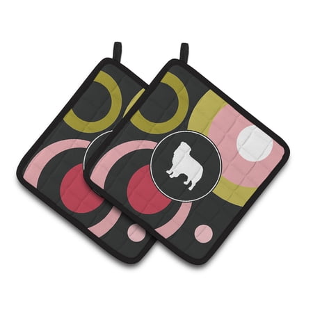 Australian Shepherd Pair of Pot Holders