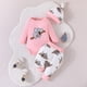 thumbnail image 4 of Gibobby Conjunto de Bebé A Niño Tops y pantalones estampados para bebés recién nacidos, niños y niñas, conjuntos de 2 uds, conjunto de ropa infantil para niños(Rosa, 12-18 Meses), 4 of 5