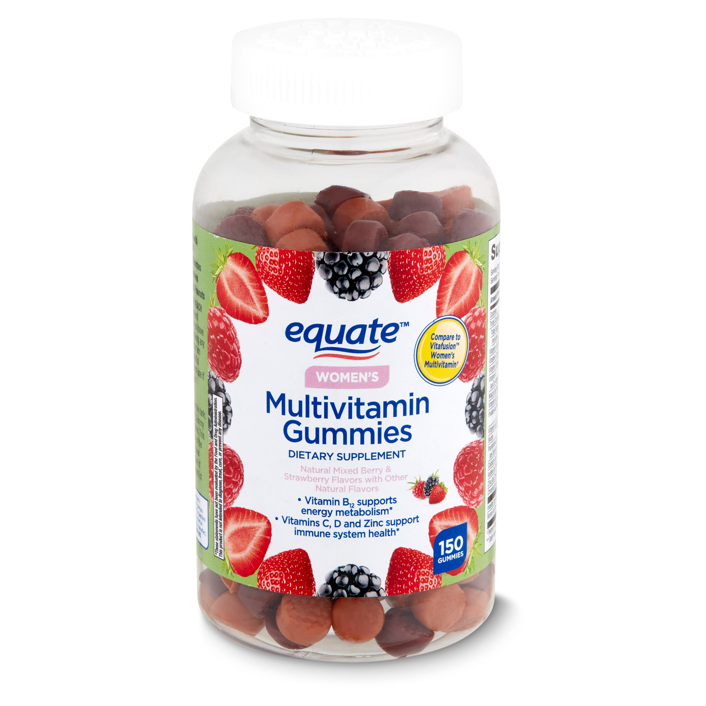 Equate Women&amp;#39;s Multivitamin Gummies Dietary Supplement, 150 count ...