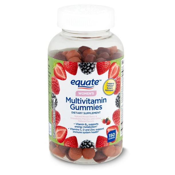 Equate Women's Multivitamin Gummies Dietary Supplement, 150 count