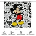 thumbnail image 2 of 4 Piece Cute Cartoon Shower Curtain Set with Non-Slip Rugs, Toilet Lid Cover and Bath Mat， Bathroom Set Decor72 x 72inch, 2 of 12