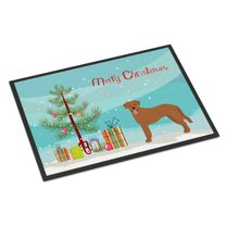 Carolines Treasures CK3836MAT Goldador Christmas Tree Door Mat Indoor Rug or Outdoor Welcome Mat 18x27 Doormat 27"L x