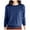 Dark Blue, variant on Women's Wool Base Layer Crewneck Long Sleeve Shirt, for Travel & Hiking, Ultra-Fine Fabric, Lightweight, Breathable, Hand Wash or Dry Clean