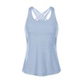thumbnail image 1 of Blusa deportiva con tirantes cruzados estilo europeo y americano, bonita espalda, prenda exterior de dos piezas, traje de fitness para correr y yoga que combina con todo, 1 of 6