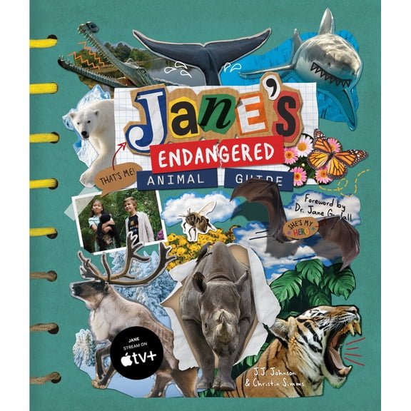 Pre-Owned Jane's Endangered Animal Guide: (Inspired by the Jane Apple TV Show) (Gift for 10 Year Old) (Hardcover) 1684811775 9781684811779
