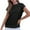 Black, variant on Uner 10$!Summer Plus Size Tops for Womens 2025 Fashion Casual Solid Color Back With Patch Long Sleeved Round Neck Pullover Top