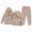 Beige, variant on NIEWTR 6-7 Years Toddler Baby Kids Girls Clothes 2-Piece Outfit Set Fall Winter Round Neck Long Sleeve Casual Top and Joggers Pants Unisex Loungewear Set A136-Dark Green