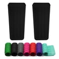 thumbnail image 1 of ZAXOP - Bolsa de 2 tapetes de silicona resistentes al calor para planchas, rizadores, alisadores de pelo, rizadores y herramientas de calor (negro y negro), 1 of 5
