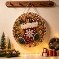 thumbnail image 5 of Christmas Pearl Diamond Art Hanging Ornament Kit - Diamond Art Suncatchers - DIY Pearl Bead Painting Kits for Adult, Christmas Party Decorations for Home Wall Decor, 5 of 7