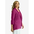thumbnail image 3 of Jessica London Women's Plus Size Crochet Cardigan, 3 of 4