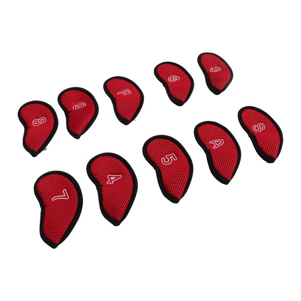 Cubierta de cabeza de golf cubierta protectora de cabeza de palo transpirable 10 piezas impermeable con números para cancha ANGGREK Otros
