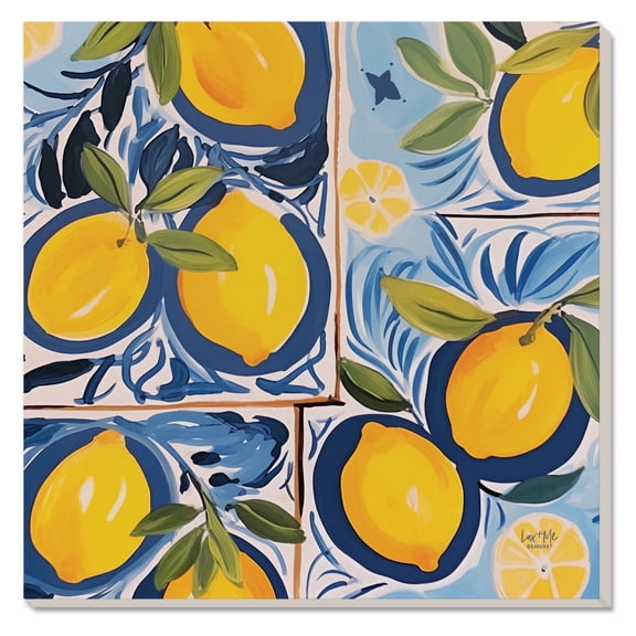 Thirstystone Cucina Al Limone Decorative Cork Backed Stone Trivet 8" Square