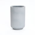 thumbnail image 6 of LuxenHome Minimalistic Modern Gray 23-Inch Tall Round MgO Planter, 6 of 6
