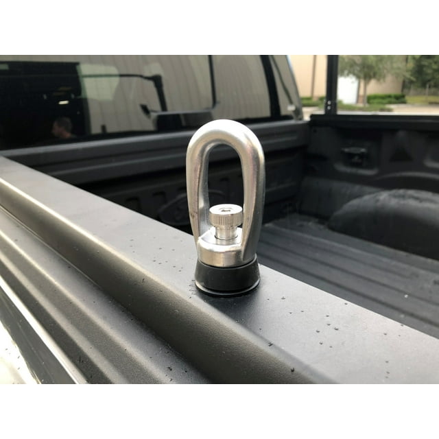 Rapid Switch Systems Tie Down Anchor RSS2007 Bolt-On Surface Mount; Silver; Stainless Steel; Set Of 2