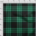 thumbnail image 3 of oneOone Cotton Cambric Green Fabric Tartan Craft Projects Decor Fabric Printed By The Yard 42 Inch Wide, 3 of 4