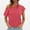 Red Top, variant on YUGYXL Womens Cinched Waist Off The Shoulder Tops Dolman Sleeve Banded Bottom Tee Shirts Casual Loose Summer Outfits Black Top XL