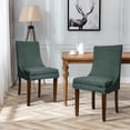thumbnail image 2 of Nuit Solid Wood Mid-century Modern Restaurant Dining Chair Gray (Set of 2) 37in, 2 of 6
