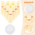 thumbnail image 3 of HIAKDOFT 11 Pcs comme Montré Balles de Jeu de Quilles Jouet pour Interaction Amusement Extérieur, 3 of 7