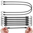 thumbnail image 1 of Elastic Bungee Cords with Hooks for Home Use 8Pcs Heavy Duty Tent Straps, 1 of 5